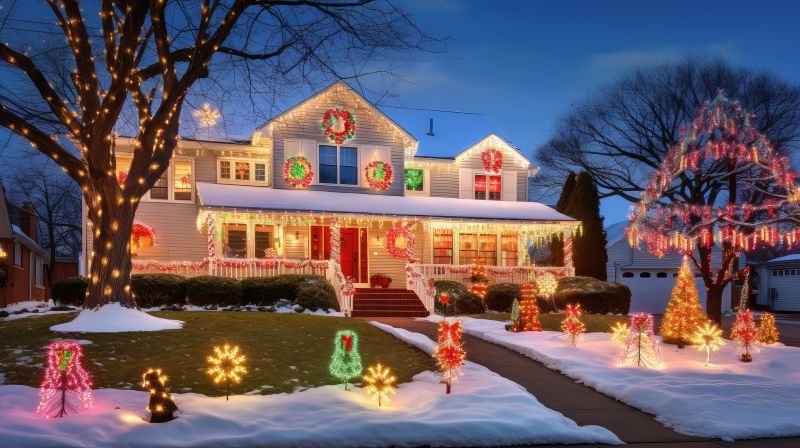 Christmas Lights Installation in Overland Park, KS