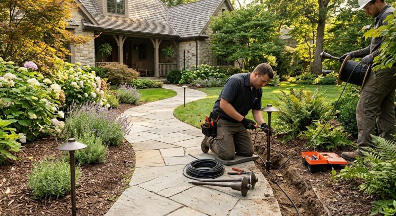 Walkway Lighting Installation in Denver County, CO